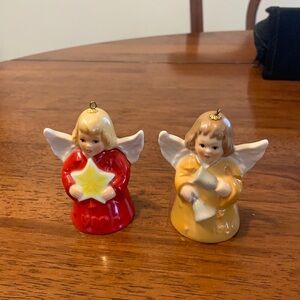 MAKE AN OFFER 2 Hummel Angel bell ornaments.